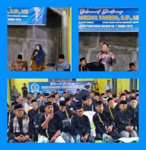 Yusmike Yusra dan Doni Harsiva Yanda mensosialisasikan Perda No 2 Th 2020 Kepada para tokoh kenagarian Siguntur