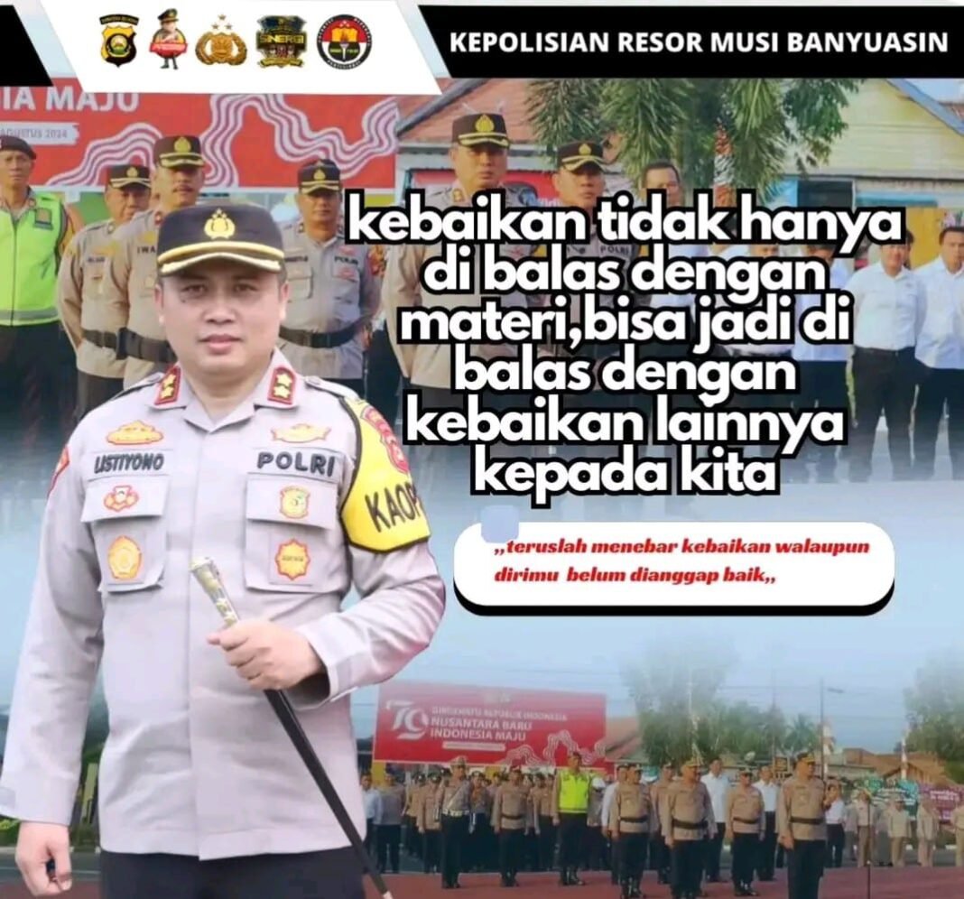 Kapolres Muba AKBP Listyono Dwi Nugroho, S.I.K., MH Digeser ke Wadirkrimsus Polda Sumsel Kapolres Muba AKBP Listyono Dwi Nugroho, S.I.K., MH Digeser ke Wadirkrimsus Polda Sumsel