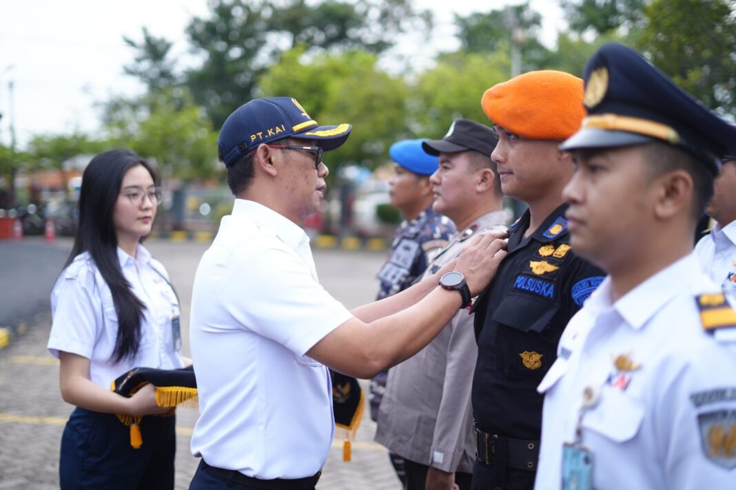 Posko Angkutan Lebaran Idul Fitri 2025 Dimulai, KAI Divre III Palembang Laksanakan Apel Pasukan Posko Angkutan Lebaran Idul Fitri 2025 Dimulai, KAI Divre III Palembang Laksanakan Apel Pasukan