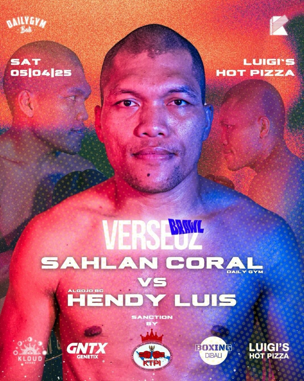Sahlan Coral vs Handy Luis: Perebutan Peringkat di VERSEUS BRAWL Canggu, Bali Sahlan Coral vs Handy Luis: Perebutan Peringkat di VERSEUS BRAWL Canggu, Bali