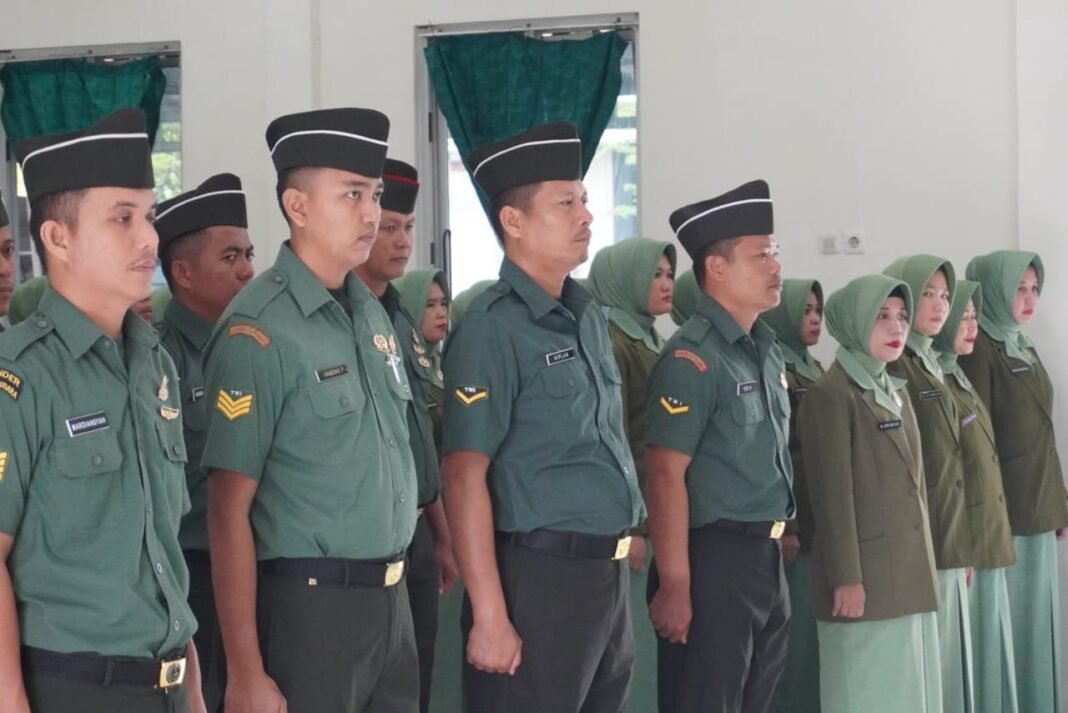Kodim 0401/Muba Gelar Upacara Korp Raport Kenaikan Pangkat Kodim 0401/Muba Gelar Upacara Korp Raport Kenaikan Pangkat