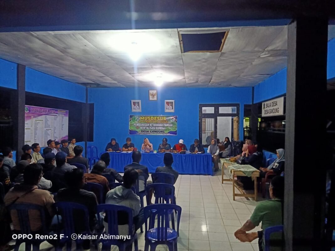 Pemdes Gandung Gelar Musdesus, BUMDes Tunas Harapan Optimis Memqkmurkan Masyarakat ng Pemdes Gandung Gelar Musdesus, BUMDes Tunas Harapan Optimis Memqkmurkan Masyarakat ng