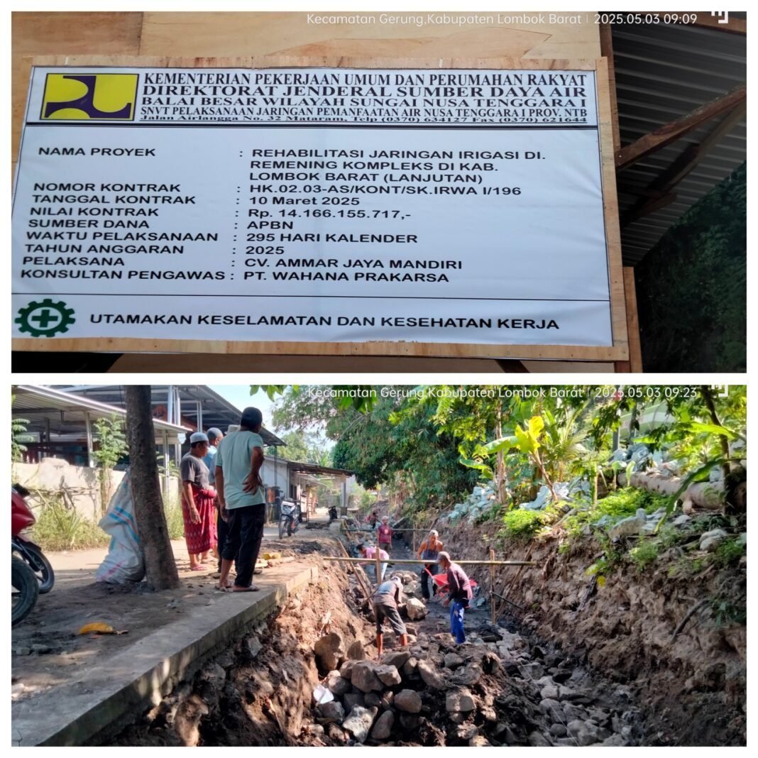 Pemerintah Pusat Kucurkan Rp14 Miliar Lebih untuk Rehabilitasi Jaringan Irigasi Pemerintah Pusat Kucurkan Rp14 Miliar Lebih untuk Rehabilitasi Jaringan Irigasi