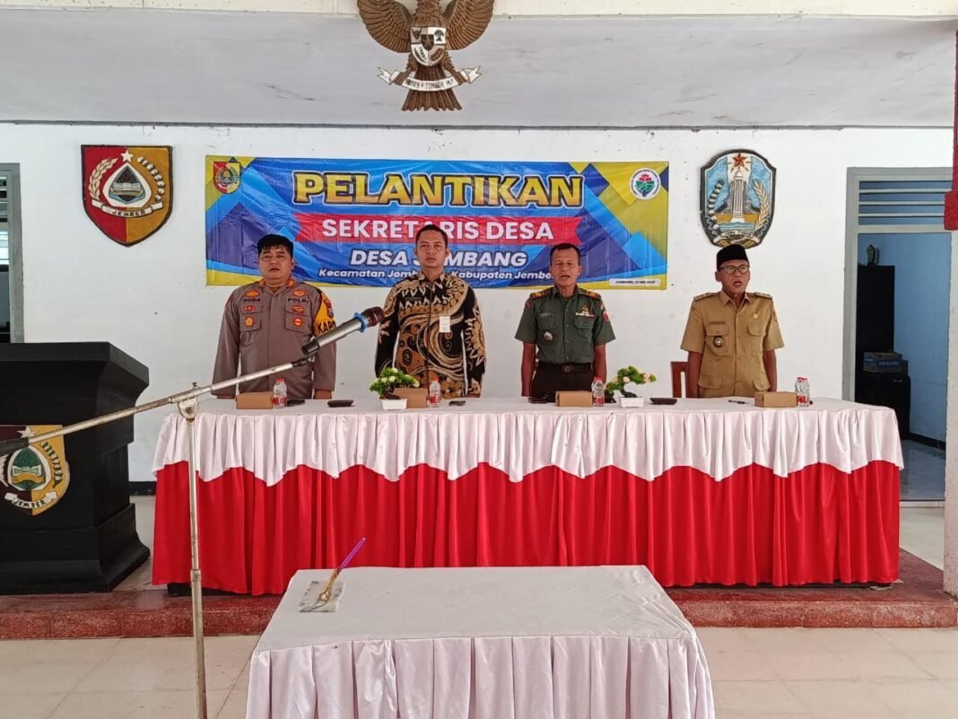 Pelantikan dan Sumpah Jabatan Sekdes Jombang Berlangsun Lancar Pelantikan dan Sumpah Jabatan Sekdes Jombang Berlangsun Lancar
