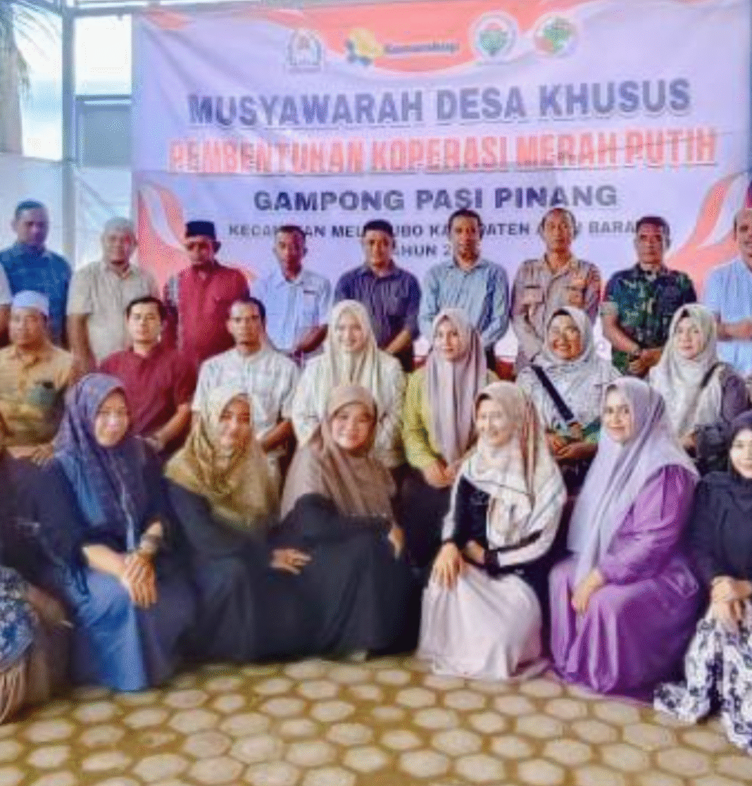 Perdana,Desa Pasi Pinang Bentuk Koperasi Merah Putih di Kecamatan Meureubo Perdana,Desa Pasi Pinang Bentuk Koperasi Merah Putih di Kecamatan Meureubo