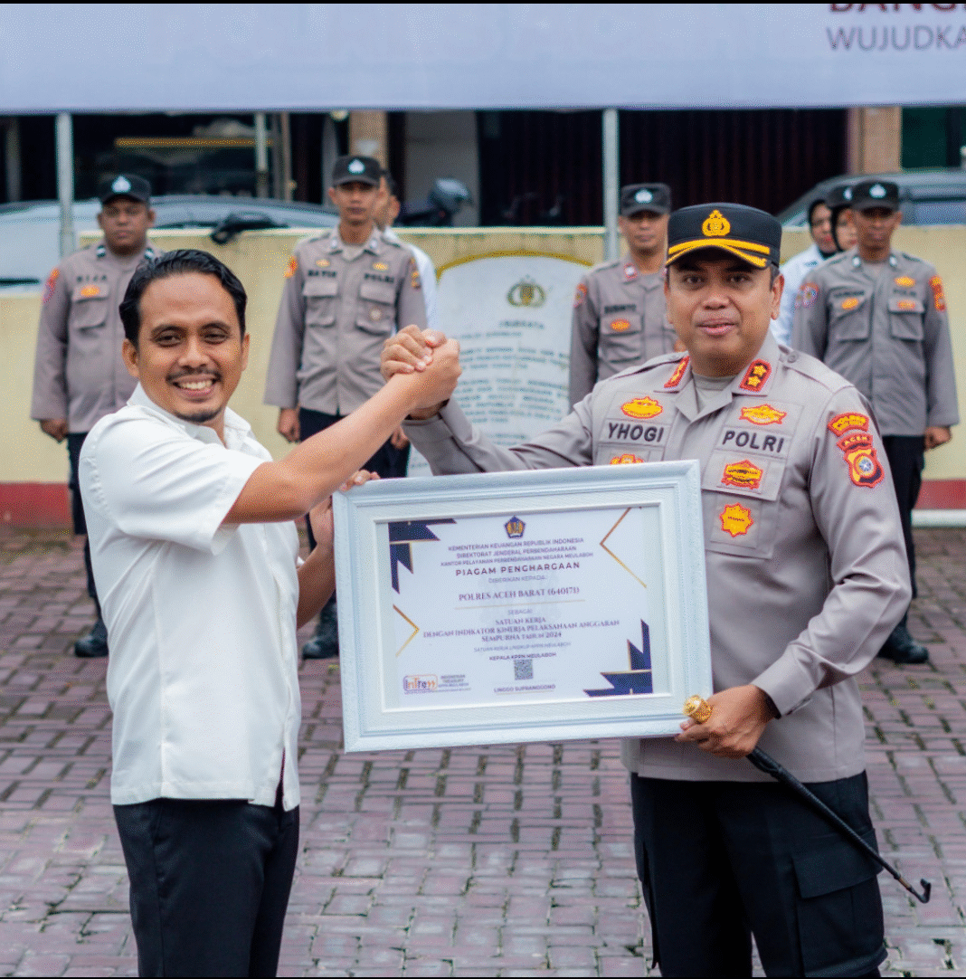 Capaian IKPA Sempurna, Polres Aceh Barat Terima Apresiasi Dari KPPN Meulaboh Capaian IKPA Sempurna, Polres Aceh Barat Terima Apresiasi Dari KPPN Meulaboh
