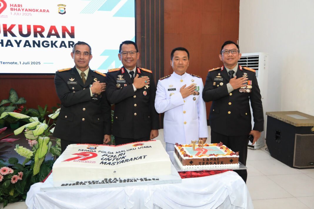 Syukuran Hari Bhayangkara ke-79 Polda Maluku Utara Berjalan Khidmat dan Kekeluargaan Syukuran Hari Bhayangkara ke-79 Polda Maluku Utara Berjalan Khidmat dan Kekeluargaan