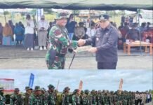 TMMD Memajukan Desa, Bupati Fakfak : Terima Kasih TNI