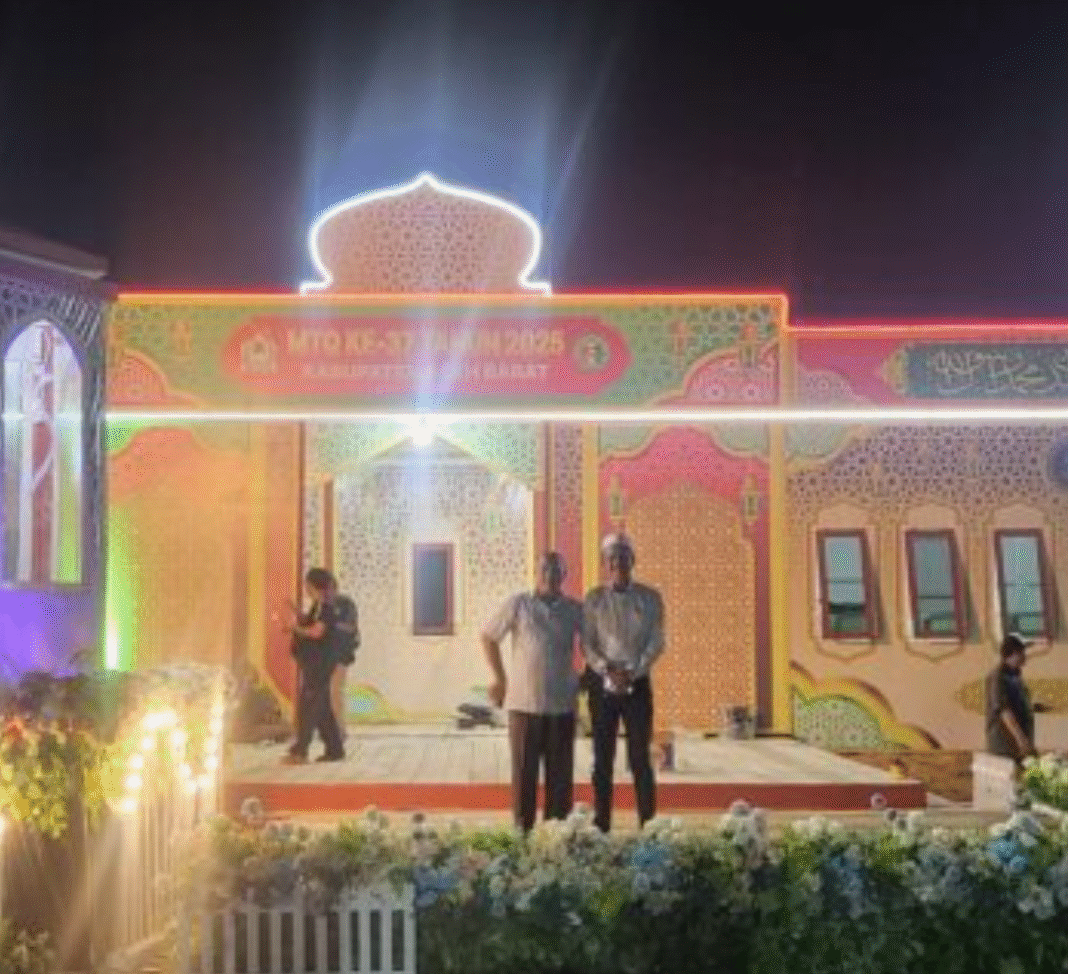 Panggung Utama MTQ ke 37 Aceh Barat Tahun 2025 Rampung,Siap Terima Kafilah Dari 12 Kecamatan Panggung Utama MTQ ke 37 Aceh Barat Tahun 2025 Rampung,Siap Terima Kafilah Dari 12 Kecamatan