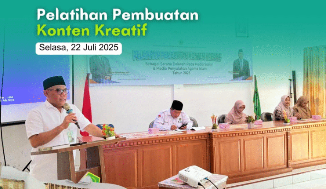 Kemenag Aceh Barat Adakan Pelatihan Pembuatan Konten Kreatif Materi Penyuluhan Bagi PNS dan PPPK Kemenag Aceh Barat Adakan Pelatihan Pembuatan Konten Kreatif Materi Penyuluhan Bagi PNS dan PPPK