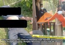 Pembunuhan Sadis Adityawarman Guncang Babel, PPWI: Keadilan Harga Mati