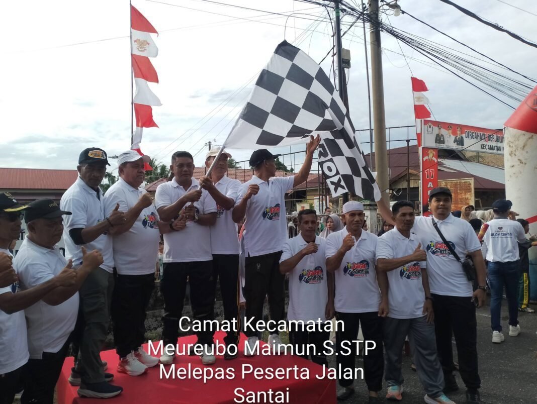 Semarak HUT RI ke 80, Kecamatan Meureubo Adakan Jalan Santai ,Di Warnai Hadiah Undian Dorprez Semarak HUT RI ke 80, Kecamatan Meureubo Adakan Jalan Santai ,Di Warnai Hadiah Undian Dorprez