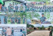 Prajurit Yonif TP 808 Terima Pengarahan Danrem 182/JO Beserta Staf