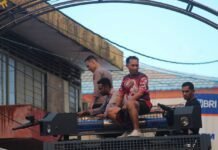 Bakti Teritorial Ekstra Prima : Dandim 1803/Fakfak Sigap Bantu Pemadaman Kebakaran.