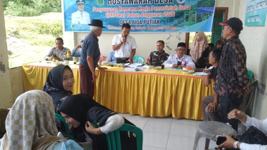 Pemdes Air putih Gelar Musdes RKP Desa TA 2026 Pemdes Air putih Gelar Musdes RKP Desa TA 2026