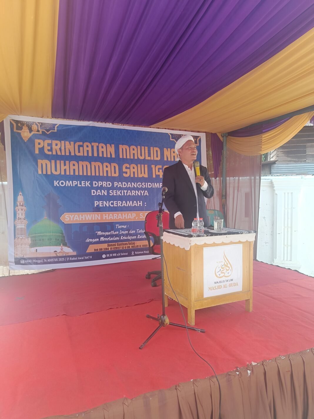 Peringatan Maulid Nabi di Masjid Al Huda komplek DPRD Sidimpuan Indah Berlangsung Khidmat Peringatan Maulid Nabi di Masjid Al Huda komplek DPRD Sidimpuan Indah Berlangsung Khidmat