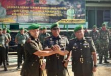 Pimpin Upacara Sertijab Dandim 1803/Fakfak, Ini Pesan Danrem 182/JO.