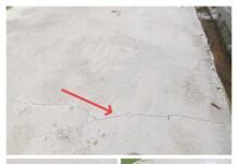 Jalan Rabat Beton : Seumur Jagung Sudah Retak Dan Pecah