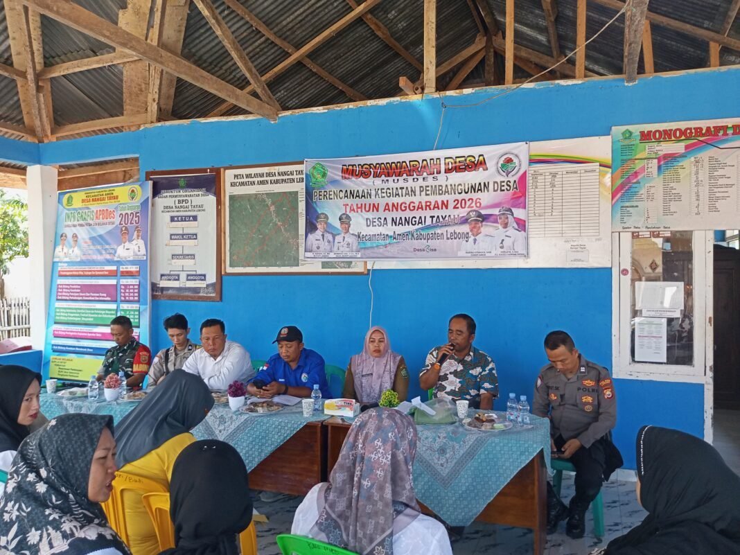 Pemdes Nangai Tayau Gelar Musdes RKP Desa TA 2026 Pemdes Nangai Tayau Gelar Musdes RKP Desa TA 2026