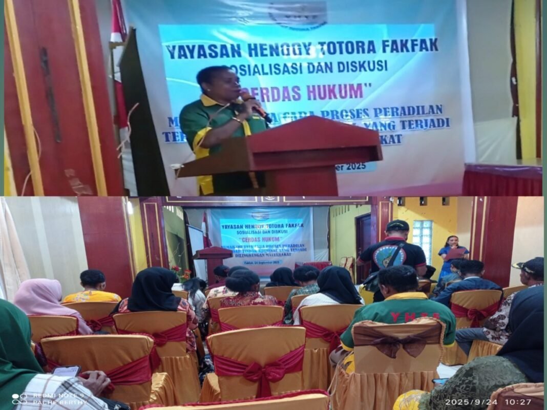 Tingkatkan Cerdas Hukum : Yayasan Henggi Totora laksanakan Sosialisasi dan Diskusi Tingkatkan Cerdas Hukum : Yayasan Henggi Totora laksanakan Sosialisasi dan Diskusi