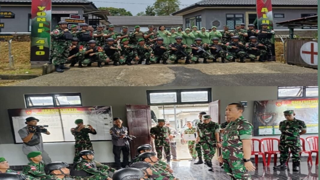 Pangdam XVIII/Kasuari Tinjau Pos Tahota, Disambut Danrem 182/JO Pangdam XVIII/Kasuari Tinjau Pos Tahota, Disambut Danrem 182/JO