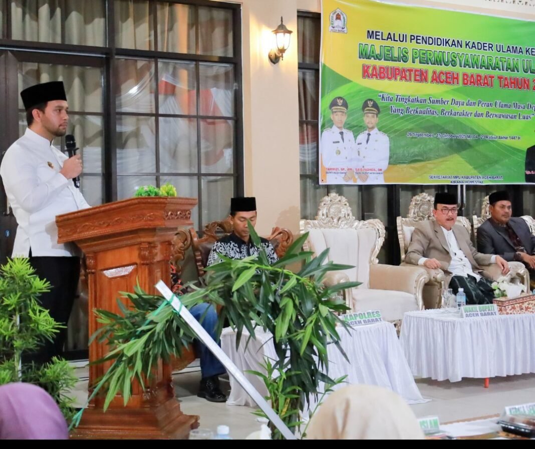 Wabup Aceh Barat Hadiri Pembukaan Pendidikan Kader Ulama (PKU) ke XIII MPU Aceh Barat Tahun 2025 Wabup Aceh Barat Hadiri Pembukaan Pendidikan Kader Ulama (PKU) ke XIII MPU Aceh Barat Tahun 2025