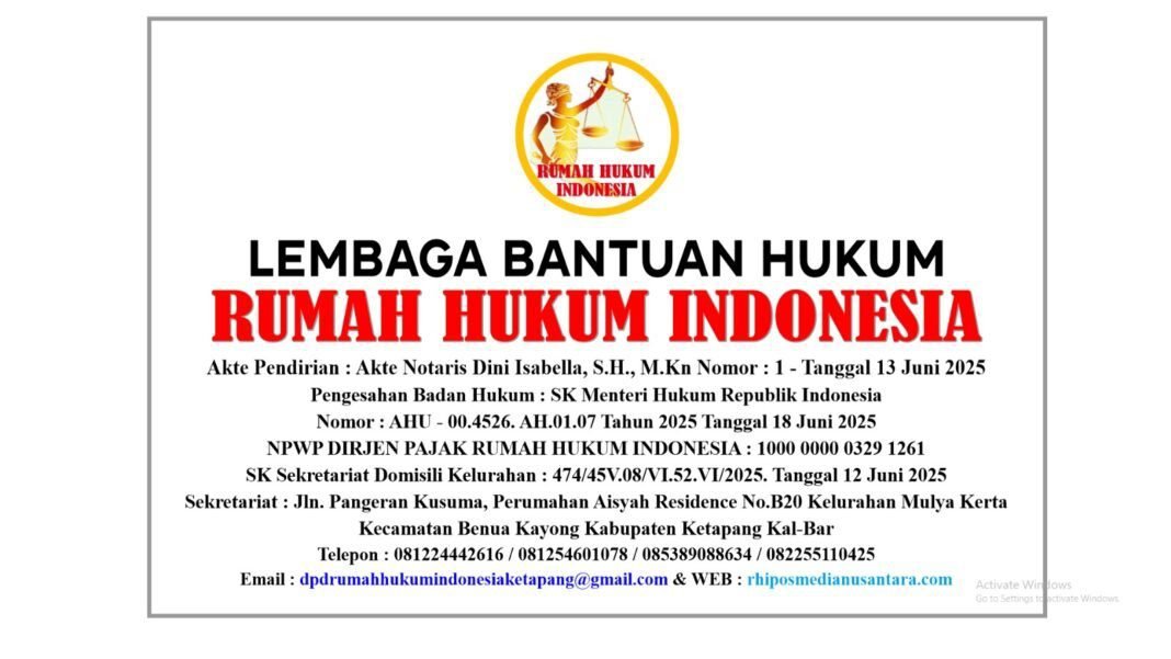 DPD Rumah Hukum Indonesia dalam memberikan Edukasi Hukum Terhadap Masyarakat Secara Luas DPD Rumah Hukum Indonesia dalam memberikan Edukasi Hukum Terhadap Masyarakat Secara Luas