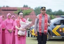 Kapolsek Ketapang Laksanakan Kunjungan Kerja Ke Polsek Sandai