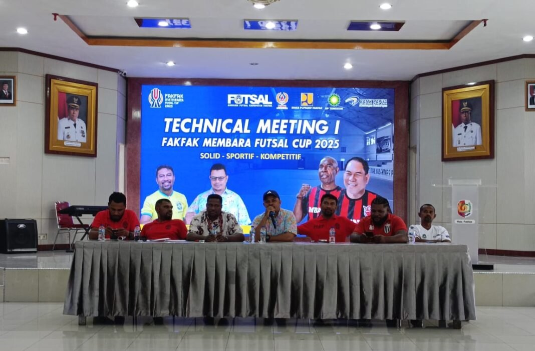 Technical Meeting Fakfak Membara Futsal Cup 2025 Hasilkan Drawing Resmi Grup Peserta Technical Meeting Fakfak Membara Futsal Cup 2025 Hasilkan Drawing Resmi Grup Peserta