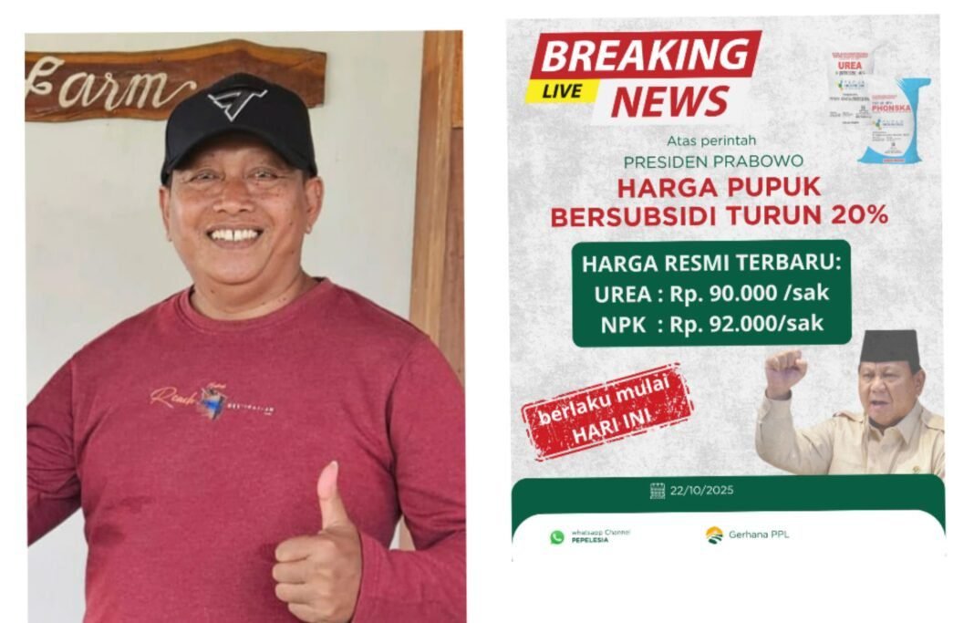 Turunnya Harga Pupuk Subsidi, Bukti Nyata Kepedulian Pemerintah terhadap Petani Turunnya Harga Pupuk Subsidi, Bukti Nyata Kepedulian Pemerintah terhadap Petani