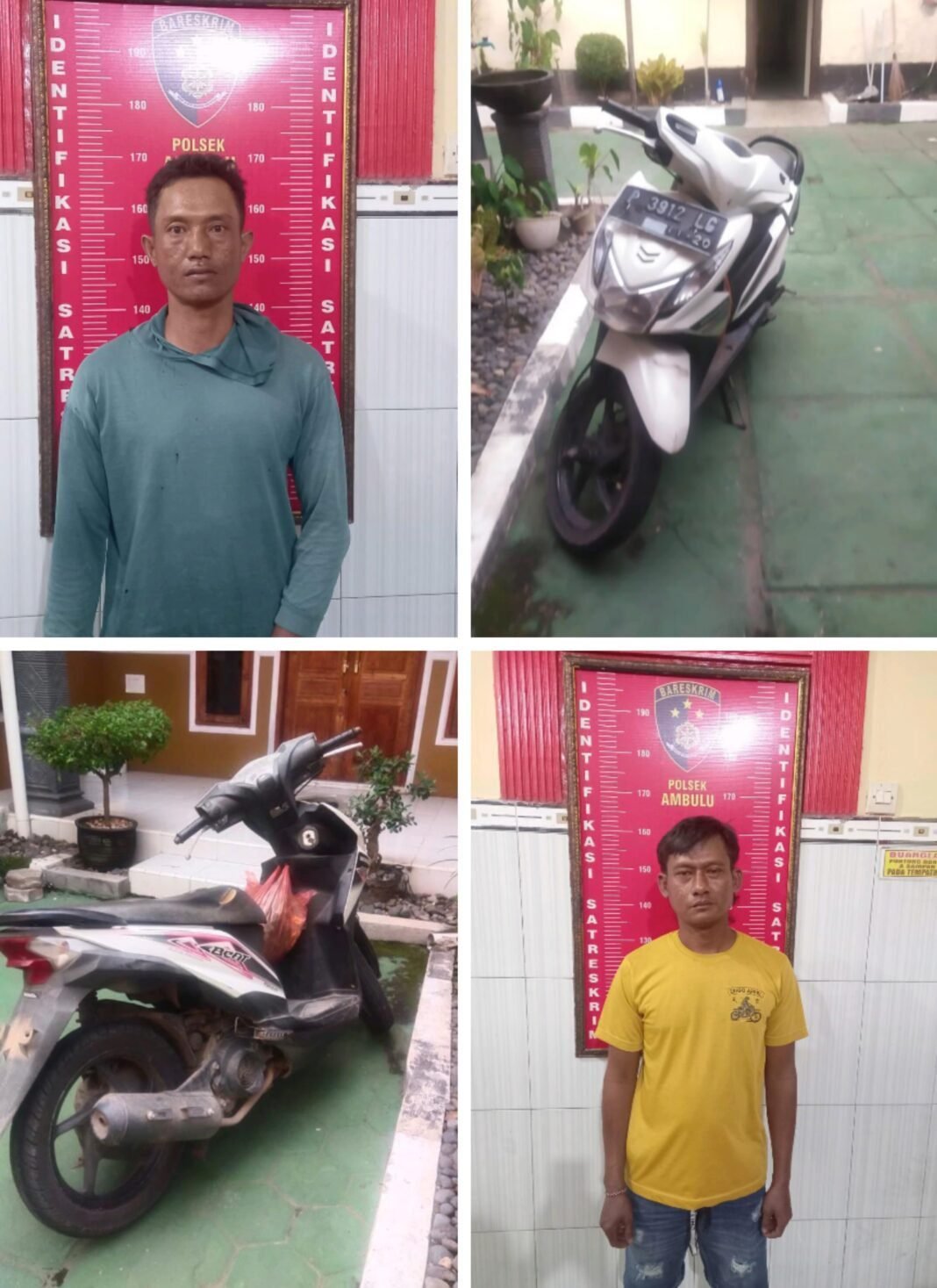 Belum Sehari Lapor, Polsek Ambulu Langsung Tangkap Pelaku Curanmor di Tengah Sawah Belum Sehari Lapor, Polsek Ambulu Langsung Tangkap Pelaku Curanmor di Tengah Sawah