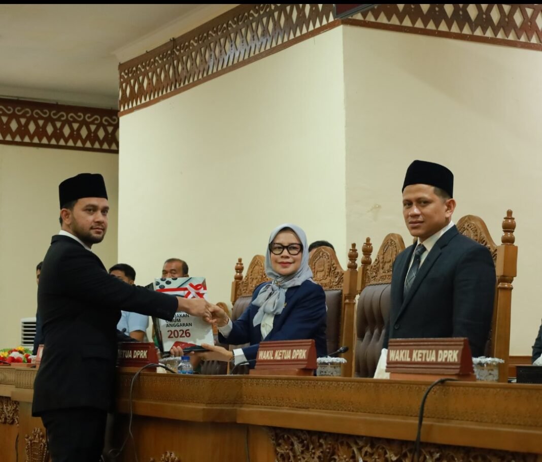 Wabup Aceh Barat Said Fadheil Hadiri Rapat Paripurna DPRK,Bahas KUA-PPAS Tahun Anggaran 2026 Wabup Aceh Barat Said Fadheil Hadiri Rapat Paripurna DPRK,Bahas KUA-PPAS Tahun Anggaran 2026