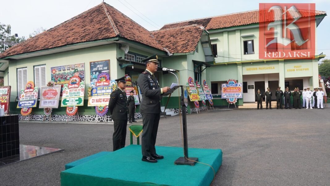 Kodim 0708 Purworejo Gelar Upacara Peringatan HUT TNI ke-80, Tegaskan Komitmen TNI Bersama Rakyatju Kodim 0708 Purworejo Gelar Upacara Peringatan HUT TNI ke-80, Tegaskan Komitmen TNI Bersama Rakyatju