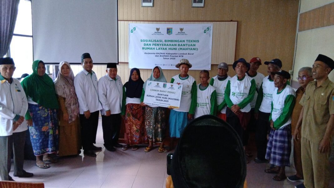 Kado Manis dari TGH. M. Taisir, Lc., M.A.: Baznas Lombok Barat Bangun 10 Unit Mahyani di Taman Ayu Kado Manis dari TGH. M. Taisir, Lc., M.A.: Baznas Lombok Barat Bangun 10 Unit Mahyani di Taman Ayu