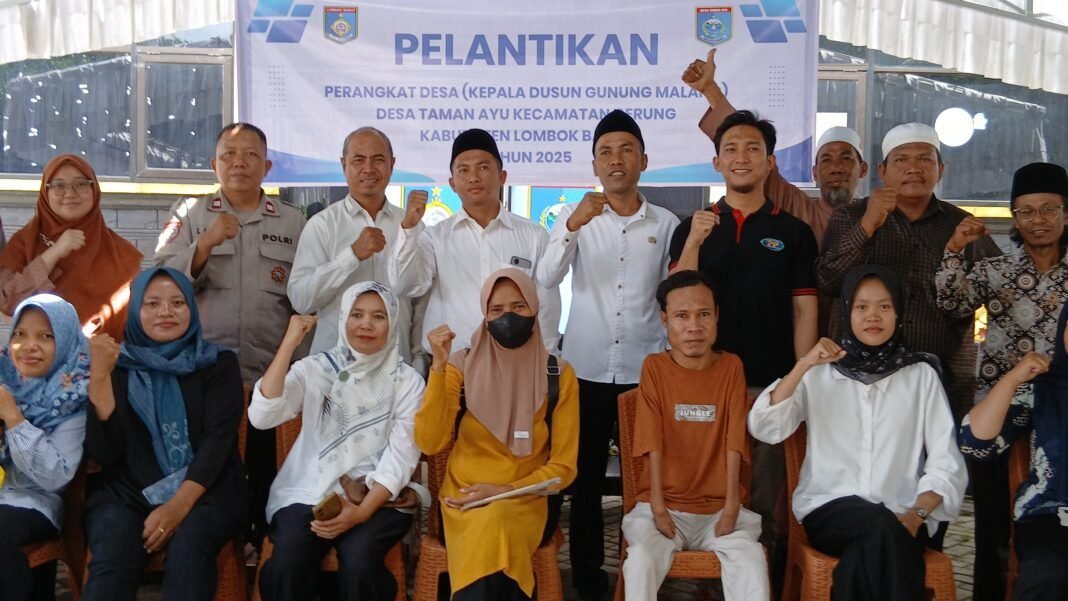 M. Tajudin Lantik Jannatunnaim, S.Pd Sebagai Kepala Dusun Gunung Malang M. Tajudin Lantik Jannatunnaim, S.Pd Sebagai Kepala Dusun Gunung Malang