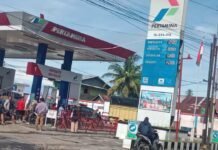 SPBU Muara Nibung Tapteng, Diduga Atur Harga BBM Jenis Solar Oleh Mandor Dari 6800 Menjadi 7200