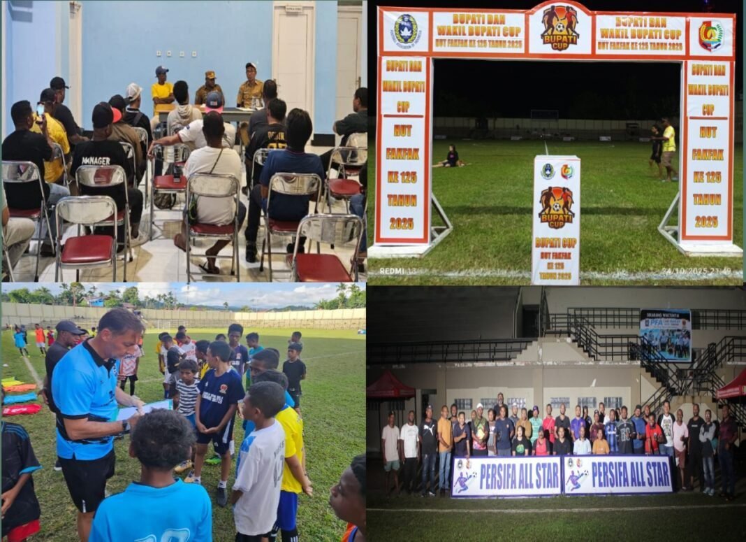 Askab PSSI Fakfak Mantapkan Fondasi Sepak Bola Daerah Melalui Program Kerja Terukur. Askab PSSI Fakfak Mantapkan Fondasi Sepak Bola Daerah Melalui Program Kerja Terukur.
