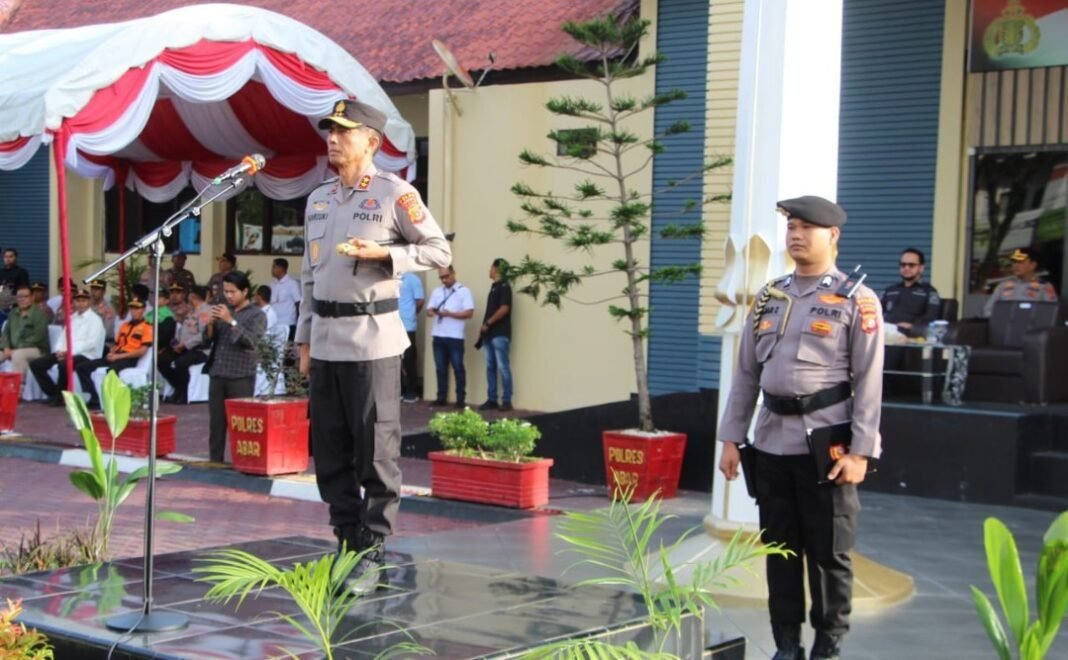 Kapolda Aceh Pimpin Apel Kesiapan Tanggap Bencana Di Polres Aceh Barat Kapolda Aceh Pimpin Apel Kesiapan Tanggap Bencana Di Polres Aceh Barat