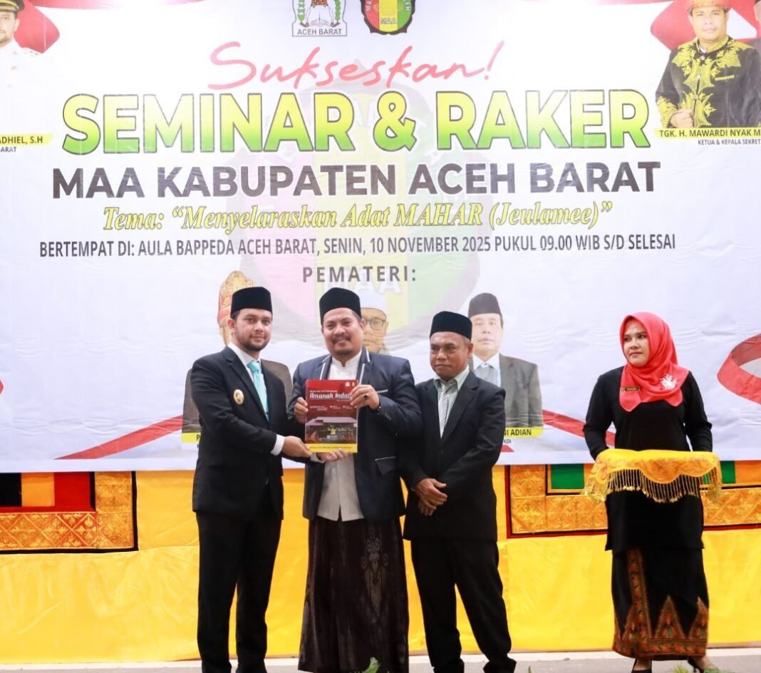 MAA Aceh Barat Adakan Seminar Menyelaraskan Adat Mahar(Jeulame) Dan Raker 2025 MAA Aceh Barat Adakan Seminar Menyelaraskan Adat Mahar(Jeulame) Dan Raker 2025