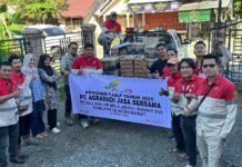 PT Agrabudi Jasa Bersama (AJB) Peduli Banjir Salurkan Bantuan Kepada Masyarakat Yang Terdampak