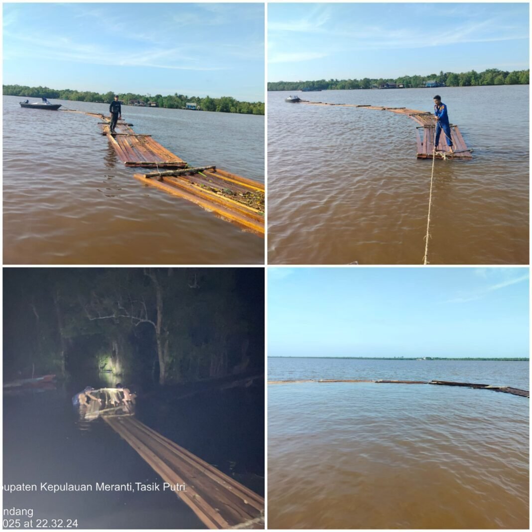 Polres Meranti Amankan 18 Rakit Kayu Diduga Hasil illegal Logging di Sungai Dedap Polres Meranti Amankan 18 Rakit Kayu Diduga Hasil illegal Logging di Sungai Dedap