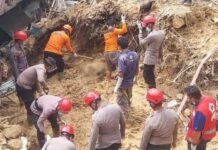 Tim Gabungan Temukan Empat Korban Banjir dan Longsor Di Dua Lokasi Kota Sibolga