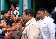 Presiden Prabowo Tinjau Langsung Pengungsi Bencana Banjir di Kab Langkat