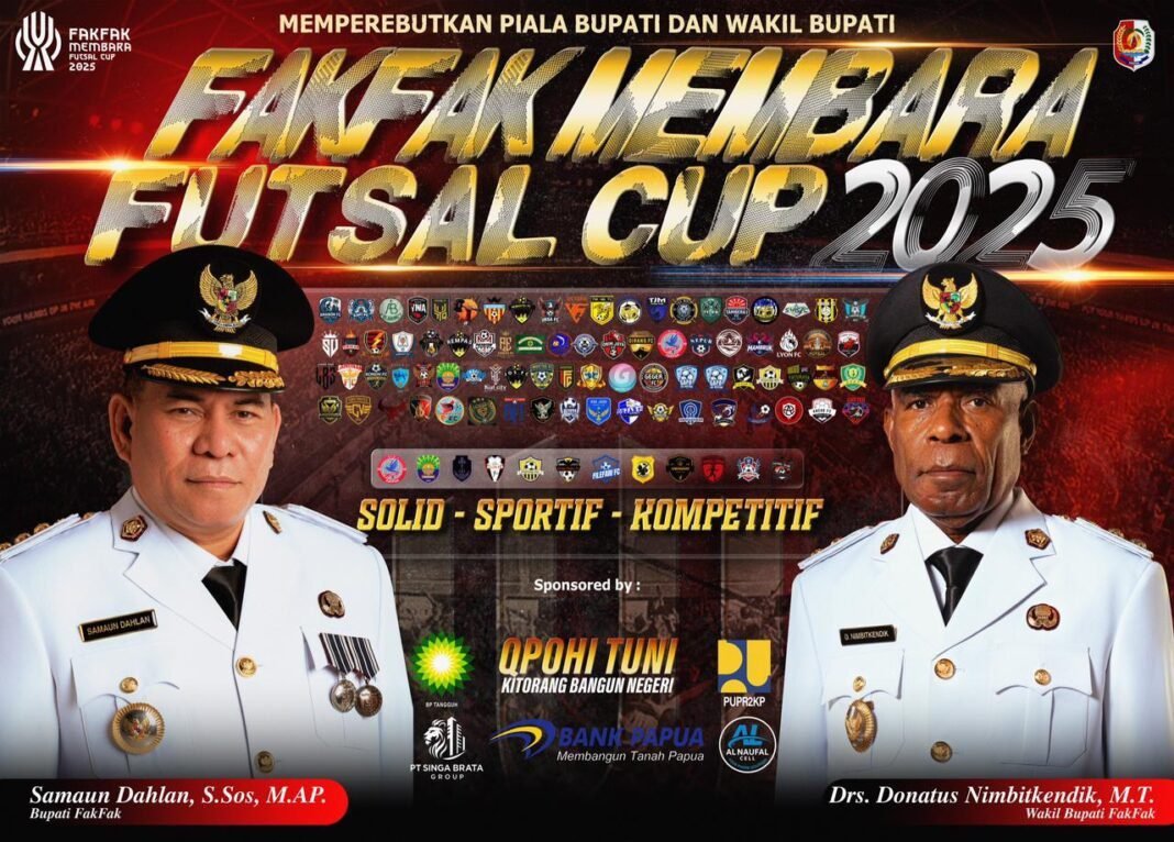 Menuju Final, Persaingan Ketat Warnai Semifinal Futsal Fakfak Membara Cup 2025. Menuju Final, Persaingan Ketat Warnai Semifinal Futsal Fakfak Membara Cup 2025.