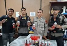 *Operasi Pekat Sapu Bersih Miras, Pulahan Bir Kaleng Diamankan*