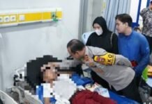 Kunjungan Kapolda Metro Jaya Besuk Korban Kecelakaan Mobil MBG Di RSUD Cilincing