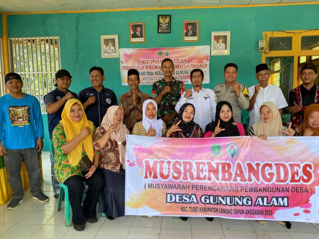 Pemdes Gunung Alam Gelar MUSRENBANGDes Desa TA 2026 Berjalan dengan sukses Pemdes Gunung Alam Gelar MUSRENBANGDes Desa TA 2026 Berjalan dengan sukses