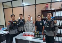 *Puluhan Miras Diamankan Polisi Saat Operasi Pekat*