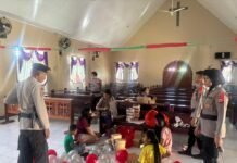 *Operasi Lilin Kie Raha 2025, Polda Malut Amankan Gereja di Kota Tidore Kepulauan*