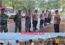 Tim Gabungan TNI–Polri Perketat Pengamanan Wisata Pantai Pancer Jelang Natal dan Tahun Baru